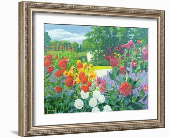 Garden and House-William Ireland-Framed Giclee Print