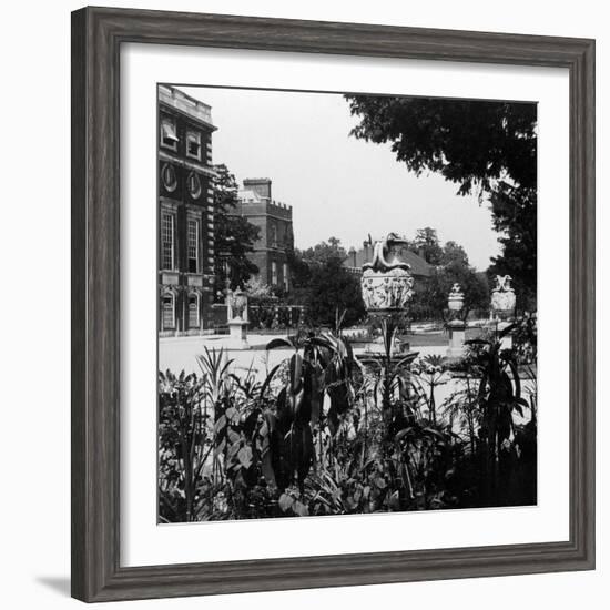 Garden and Part of the East Front, Hampton Court Palace, Richmond Upon Thames, London-null-Framed Photographic Print