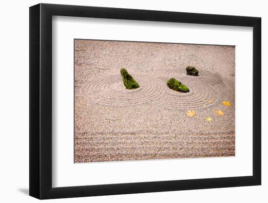 Garden Art. Columbia River Gorge, Oregon, USA.-Tom Norring-Framed Photographic Print