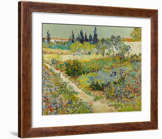 Garden at Arles, 1888-Vincent van Gogh-Framed Giclee Print