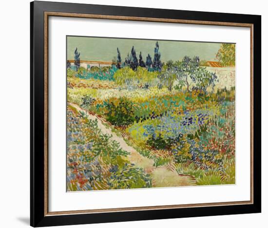 Garden at Arles, 1888-Vincent van Gogh-Framed Giclee Print