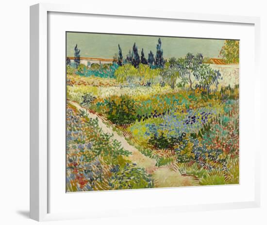 Garden at Arles, 1888-Vincent van Gogh-Framed Giclee Print
