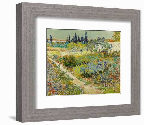 Garden at Arles, 1888-Vincent van Gogh-Framed Art Print