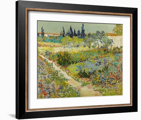 Garden at Arles, 1888-Vincent van Gogh-Framed Art Print