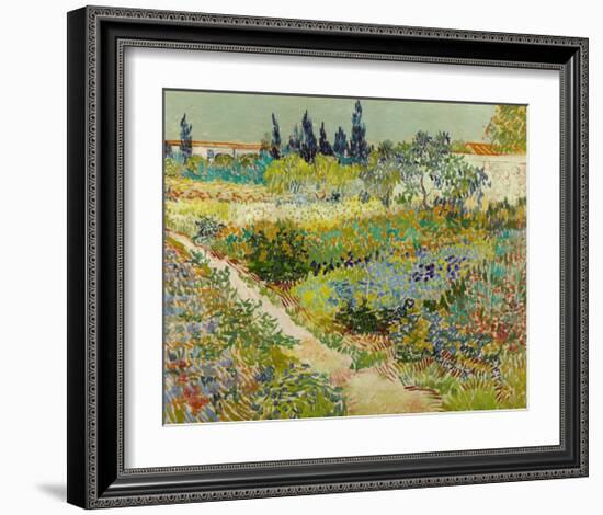 Garden at Arles, 1888-Vincent van Gogh-Framed Art Print