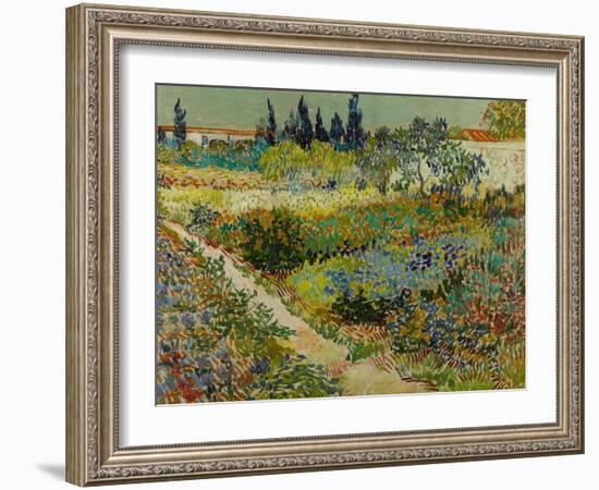 Garden at Arles, 1888-Vincent van Gogh-Framed Giclee Print