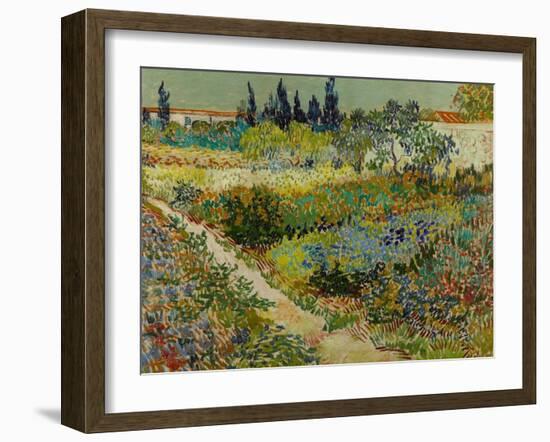 Garden at Arles, 1888-Vincent van Gogh-Framed Giclee Print