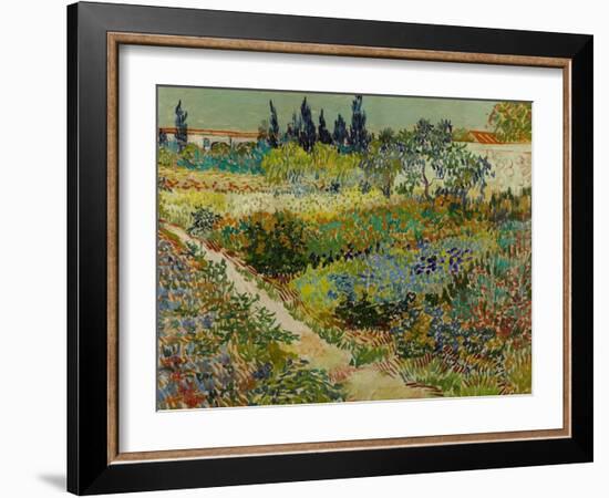 Garden at Arles, 1888-Vincent van Gogh-Framed Giclee Print