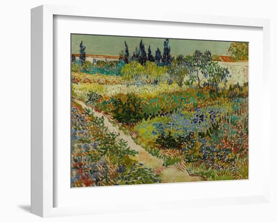 Garden at Arles, 1888-Vincent van Gogh-Framed Giclee Print