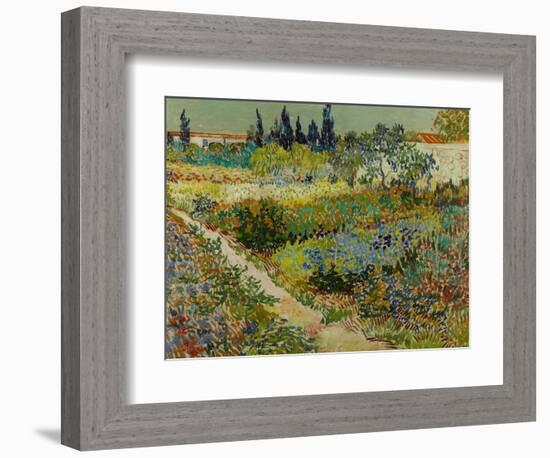 Garden at Arles, 1888-Vincent van Gogh-Framed Giclee Print