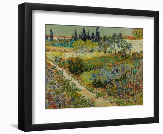 Garden at Arles, 1888-Vincent van Gogh-Framed Giclee Print