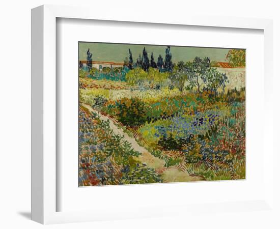 Garden at Arles, 1888-Vincent van Gogh-Framed Giclee Print