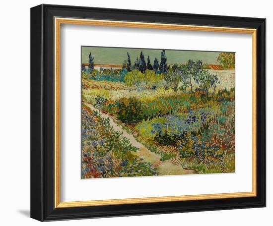 Garden at Arles, 1888-Vincent van Gogh-Framed Giclee Print