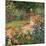 Garden at Giverny, 1895-Claude Monet-Mounted Giclee Print