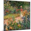 Garden at Giverny, 1895-Claude Monet-Mounted Giclee Print