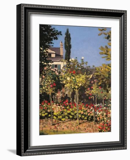 Garden at Sainte Adresse-Claude Monet-Framed Giclee Print