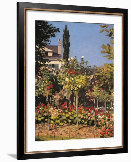 Garden at Sainte Adresse-Claude Monet-Framed Giclee Print