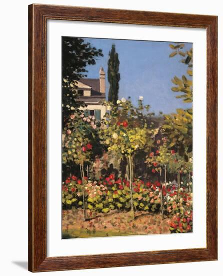 Garden at Sainte Adresse-Claude Monet-Framed Giclee Print