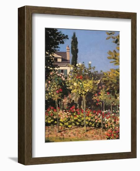 Garden at Sainte Adresse-Claude Monet-Framed Art Print