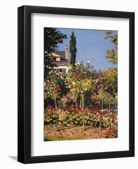 Garden at Sainte Adresse-Claude Monet-Framed Art Print