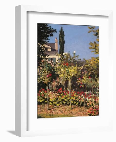 Garden at Sainte Adresse-Claude Monet-Framed Art Print