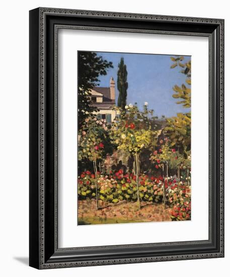 Garden at Sainte Adresse-Claude Monet-Framed Art Print