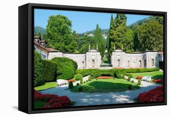 Garden at Villa D'Este Hotel, Cernobbio, Lake Como, Lombardy, Italy-null-Framed Stretched Canvas