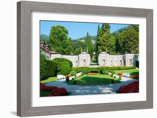 Garden at Villa D'Este Hotel, Cernobbio, Lake Como, Lombardy, Italy-null-Framed Photographic Print