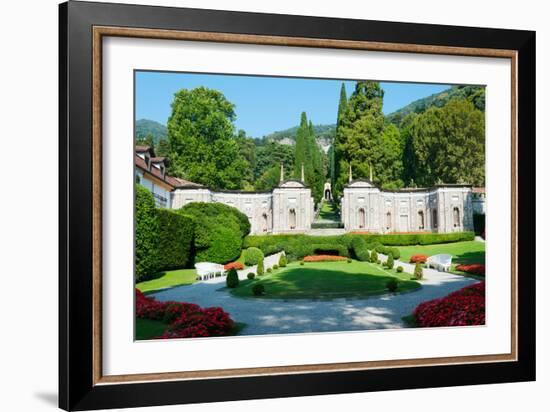 Garden at Villa D'Este Hotel, Cernobbio, Lake Como, Lombardy, Italy-null-Framed Photographic Print