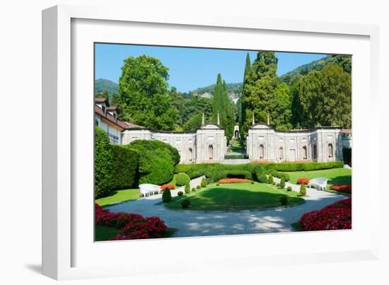 Garden at Villa D'Este Hotel, Cernobbio, Lake Como, Lombardy, Italy-null-Framed Photographic Print