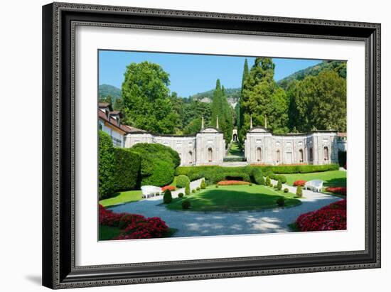 Garden at Villa D'Este Hotel, Cernobbio, Lake Como, Lombardy, Italy-null-Framed Photographic Print