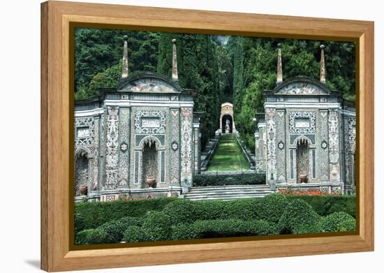 Garden at VIlla d'Este Hotel-null-Framed Stretched Canvas