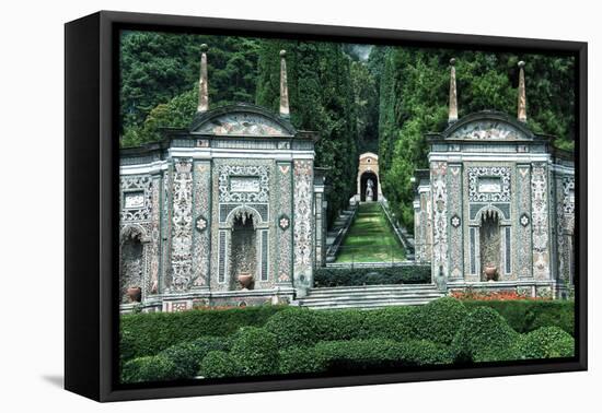 Garden at VIlla d'Este Hotel-null-Framed Stretched Canvas