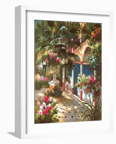 Garden Atrium l-Vera Oxley-Framed Art Print