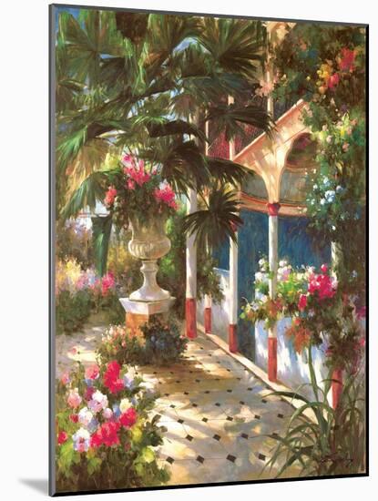 Garden Atrium l-Vera Oxley-Mounted Art Print