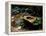 Garden Basin, Old Ryokan (Inn), Kyoto, Japan-null-Framed Premier Image Canvas