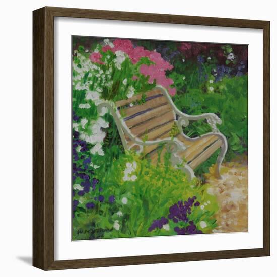 Garden Bench, 2007/8-William Ireland-Framed Giclee Print