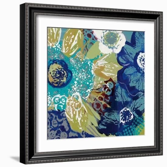 Garden Blues I-Leslie Bernsen-Framed Giclee Print