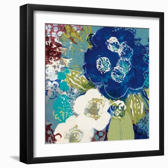 Garden Blues III-Leslie Bernsen-Framed Giclee Print