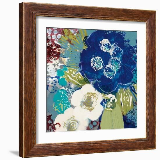 Garden Blues III-Leslie Bernsen-Framed Giclee Print