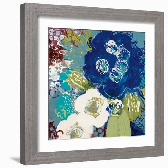 Garden Blues III-Leslie Bernsen-Framed Giclee Print