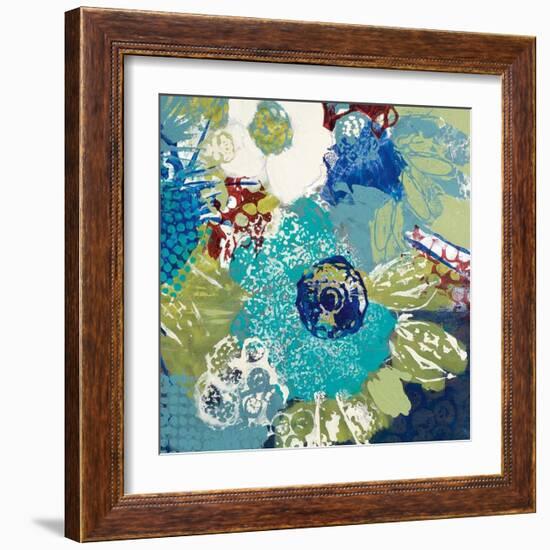 Garden Blues IV-Leslie Bernsen-Framed Giclee Print