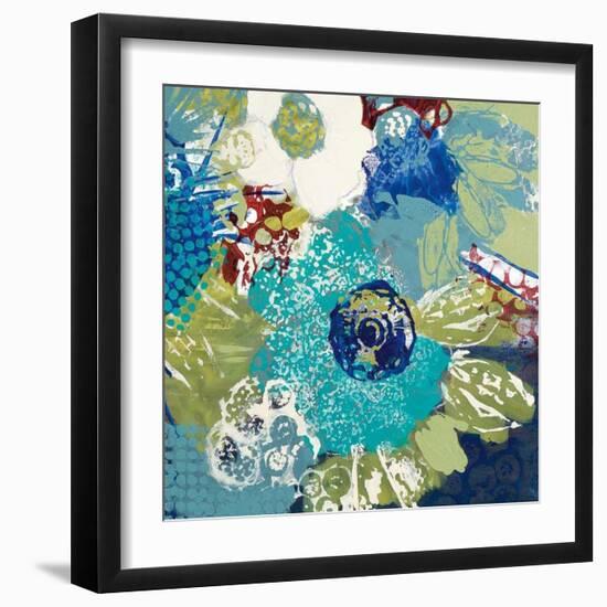 Garden Blues IV-Leslie Bernsen-Framed Giclee Print