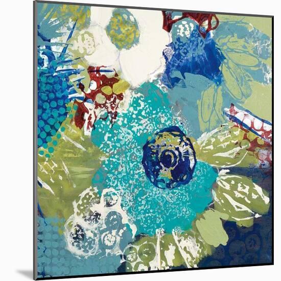 Garden Blues IV-Leslie Bernsen-Mounted Giclee Print