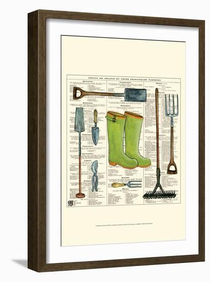 Garden Boots-Ginny Joyner-Framed Art Print