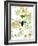 Garden Botanicals & Bees-Devon Ross-Framed Art Print