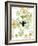 Garden Botanicals & Bees-Devon Ross-Framed Art Print