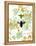 Garden Botanicals & Bees-Devon Ross-Framed Stretched Canvas