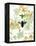 Garden Botanicals & Bees-Devon Ross-Framed Stretched Canvas