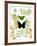 Garden Botanicals & Butterflies-Devon Ross-Framed Art Print